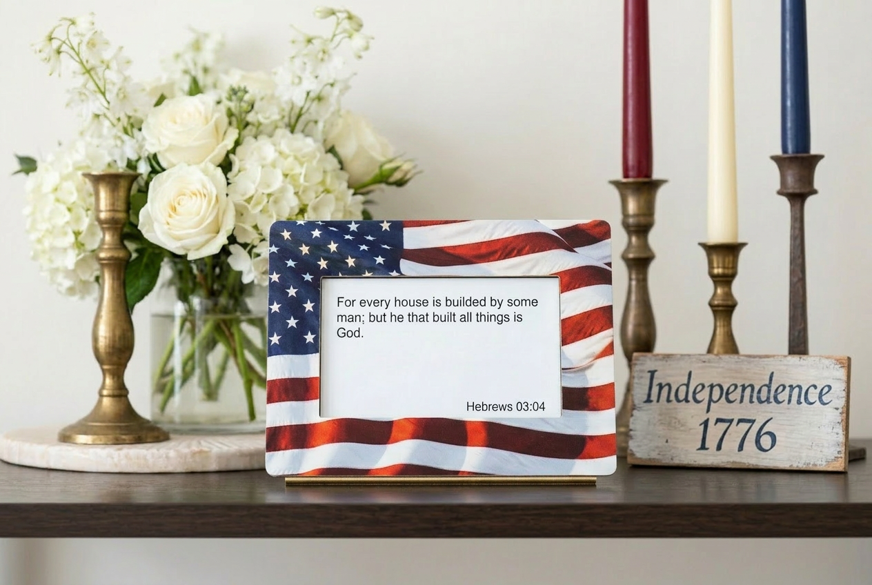 LIMITED EDITION: America's 250th Birthday Bible Clock