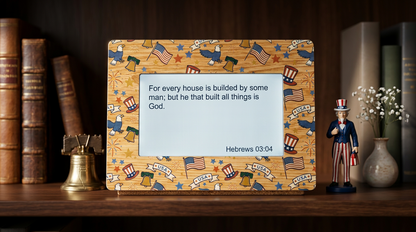 LIMITED EDITION: America's 250th Birthday Bible Clock